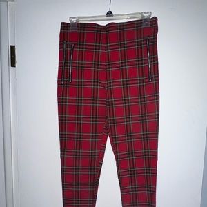 Zara plaid pants